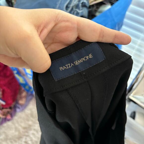 Piazza Sempione Marilyn Dress Pants Black Size 12 - Picture 4 of 5